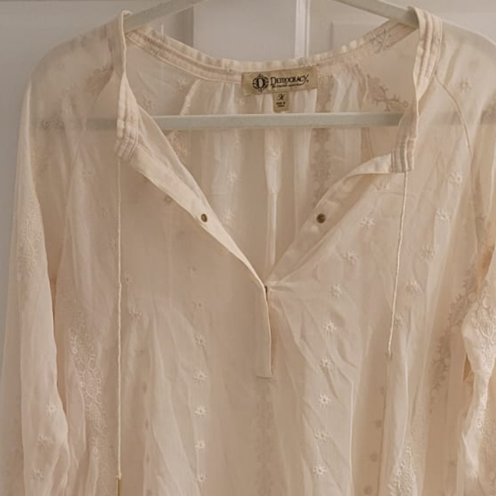 Beige (sheer) blouse